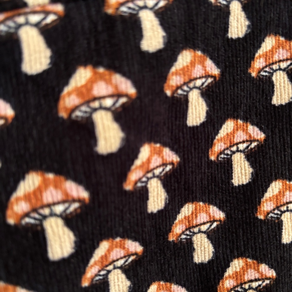 NWT Corduroy Mushroom Print Jumpsuit - Picture 4 of 9